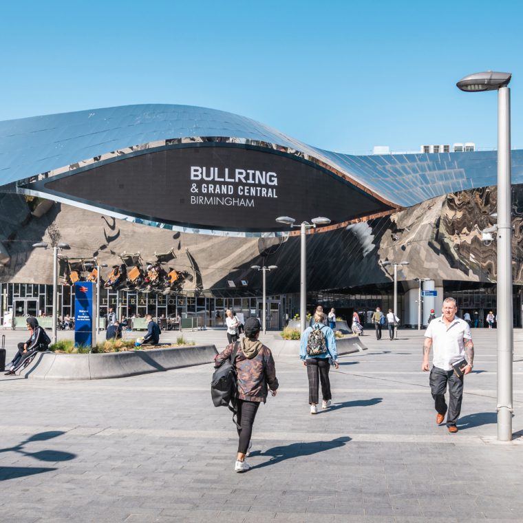 Bullring and Grand Central Birmingham near The Southside Building offices to let in Birmingham.