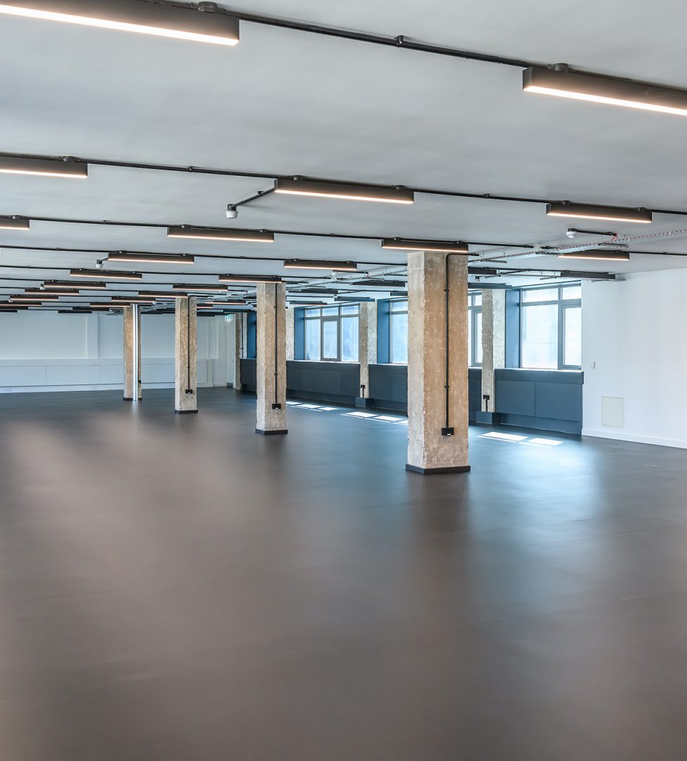 Open plan offices to let available at The Southside Building in Birmingham.